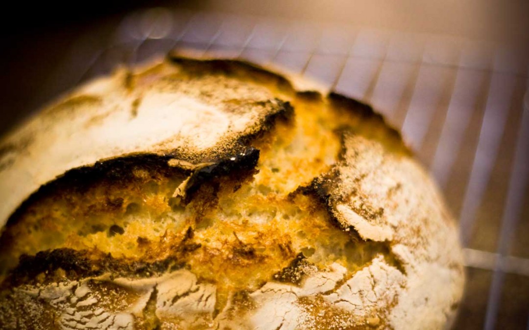Weizen- oder Dinkelbrot (mit wenig Hefe)