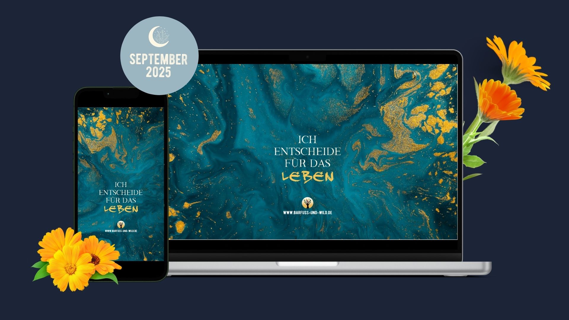2023_11_NOVEMBER_ML_Mockup_1920x1080_blau_mitText Entscheiden aus innerer Klarheit