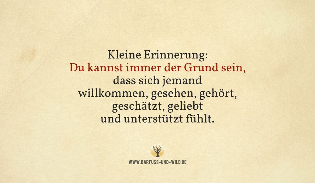 Auch wenn Du nichts (mehr) tun kannst …