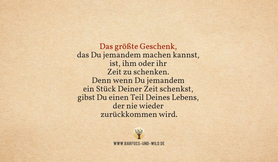 Dieses Geschenk ist wertvoller als Silber und Gold …