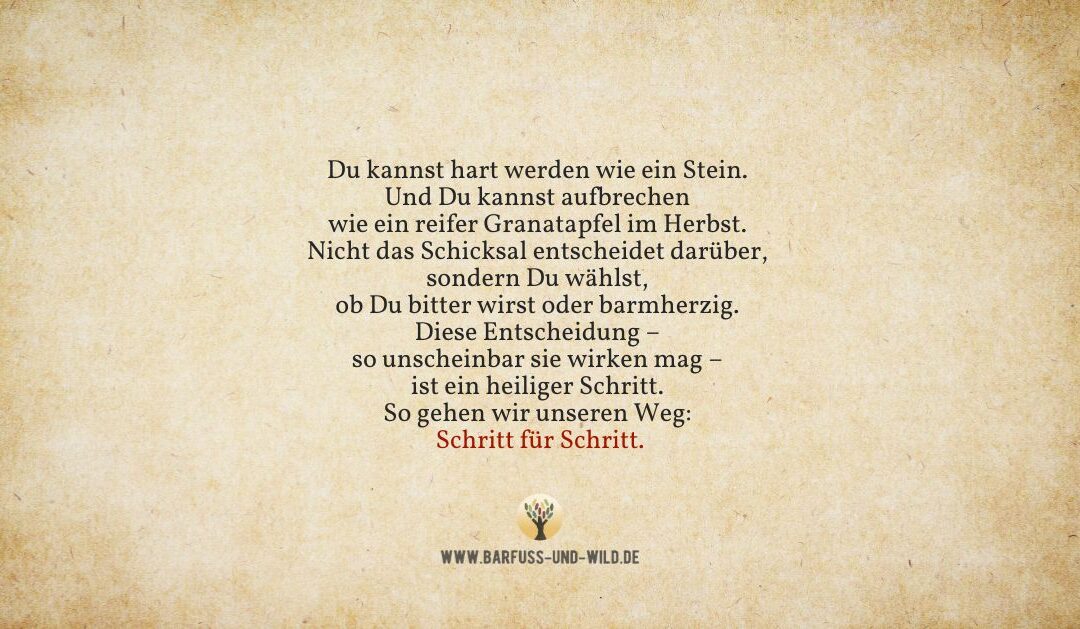 Das hier ist eine der wichtigsten Entscheidungen Deines ganzen Lebens …