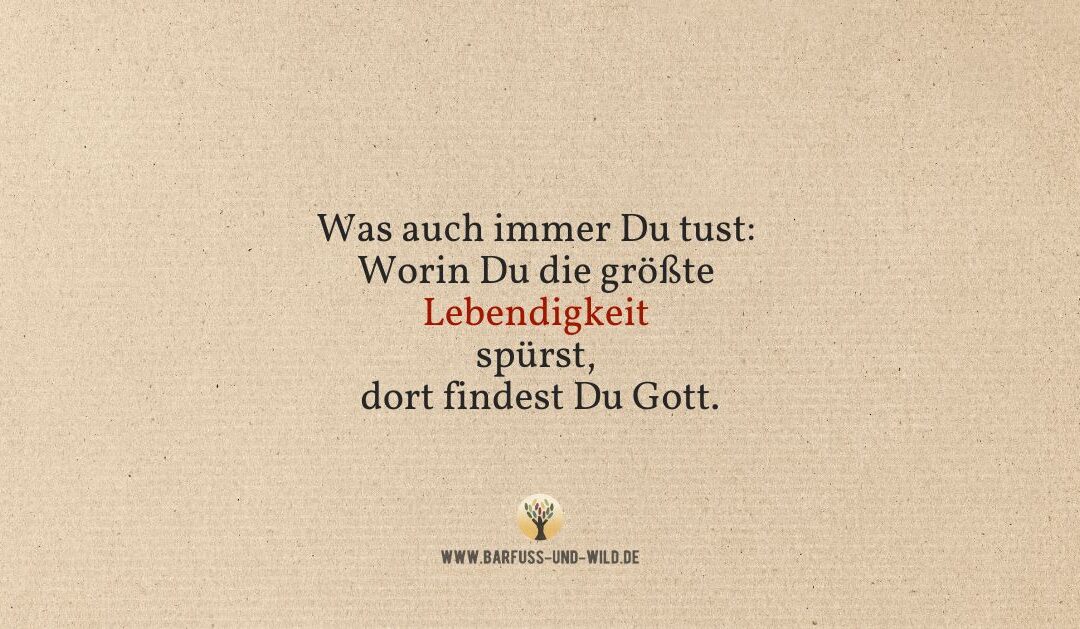 Kleine Provokation für alle, die gelernt haben, Genuss und Begehren zu meiden …