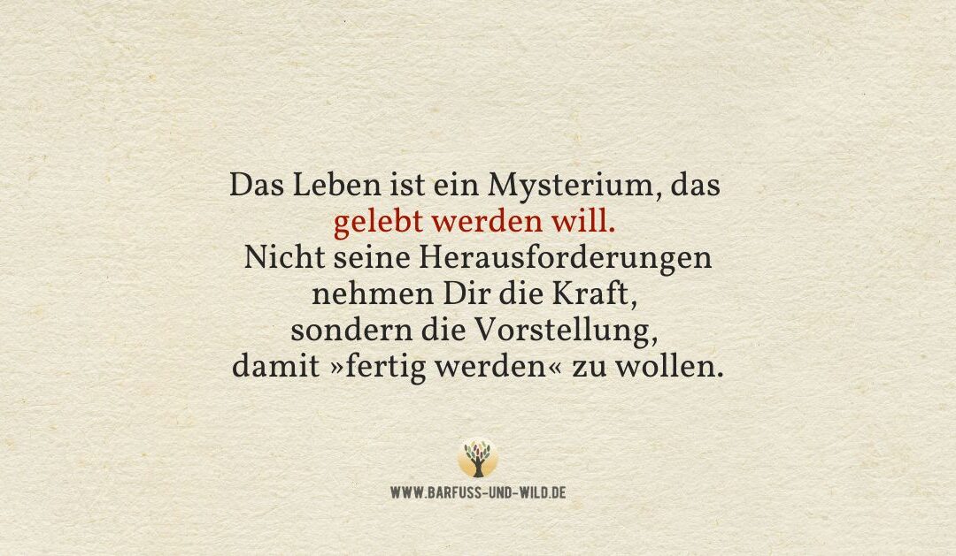 Wenn Du das Gefühl kennst, nie fertig zu werden …