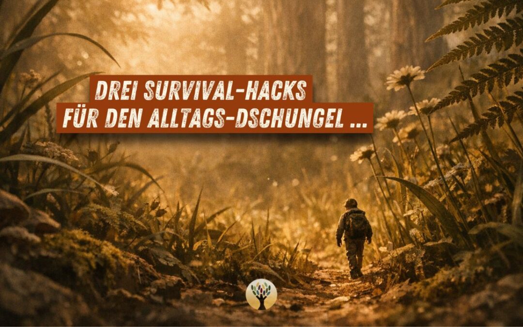 Drei Survival-Hacks für den Alltags-Dschungel …  [PODCAST #282]