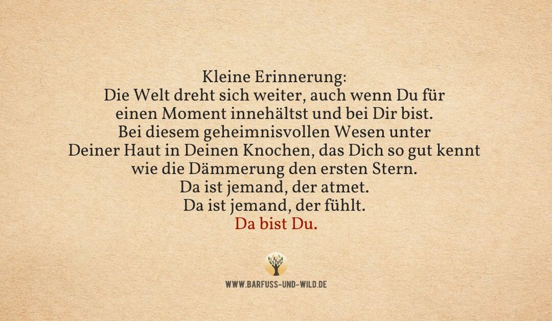 Dieses Wesen braucht dringend Deine Aufmerksamkeit …