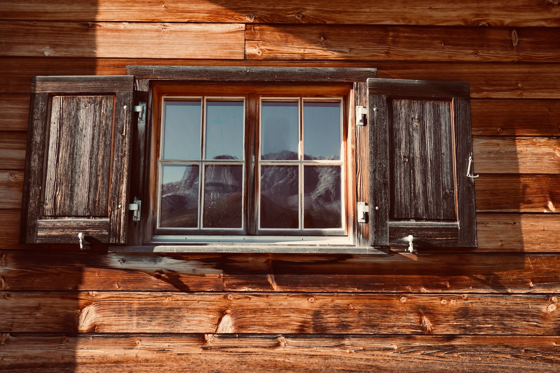 Berghütte im Gebirge