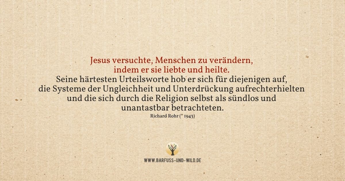 Ob Christen, die ihre Religion benutzen, um andere auszuschließen, das hier wohl übersehen haben …
