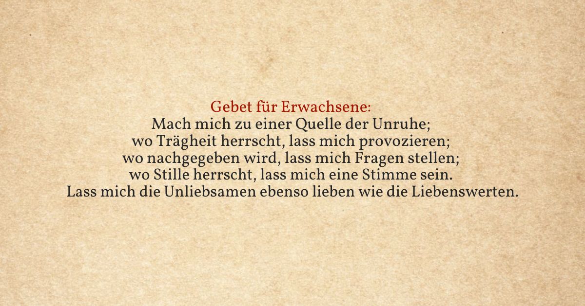 Wenn Dein Kinderglaube nicht mehr taugt …